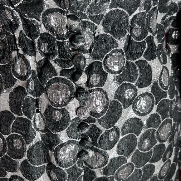 Vintage 60’s/70’s Silver Lame jumpsuit - Picture 9 of 12